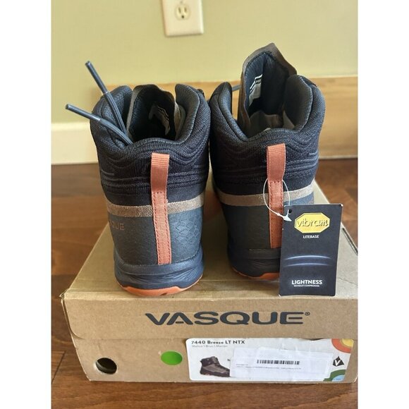 Vasque Men's Breeze Mid Waterproof Hiking Boot LT NTX Walnut NEW 7.5 M - Picture 10 of 10